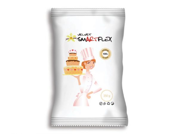 SmartFlex Fondant weiß velvet Vanille, 250g