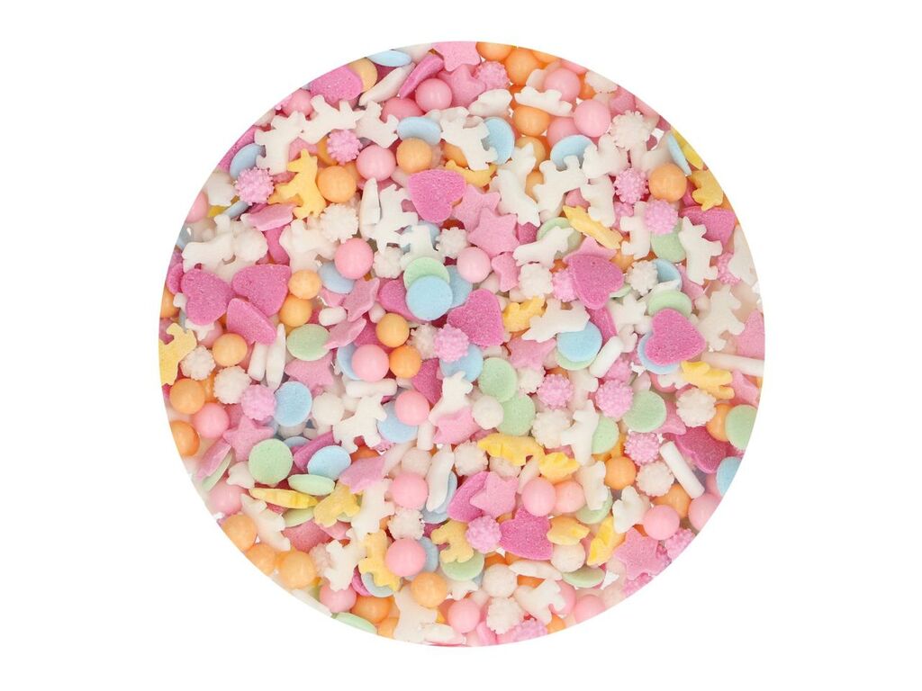 FunCakes Streugut Medley Pastell Einhorn, 50g