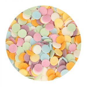 Funcakes Sprinkles Pastell Konfetti Zuckerstreusel, 55g