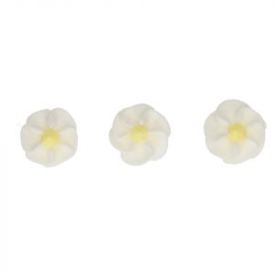 Funcakes Zuckerdekorationen Mini Blumen Weiß, 56 Stück