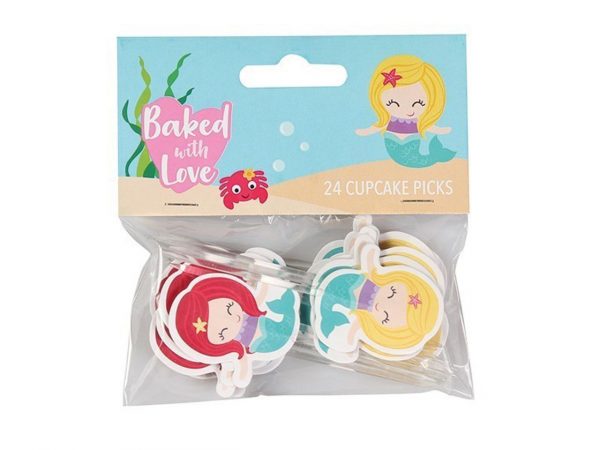 Culpitt Cupcakes Dekoration Meerjungfrau, 24 Stück – Bild 2