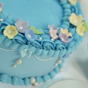 Culpitt Zuckerdekor Blumen und Blätter Violett, 16 Stück