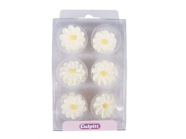 Culpitt Zuckerdekor Margeriten 28mm, 12 Stück – Bild 2