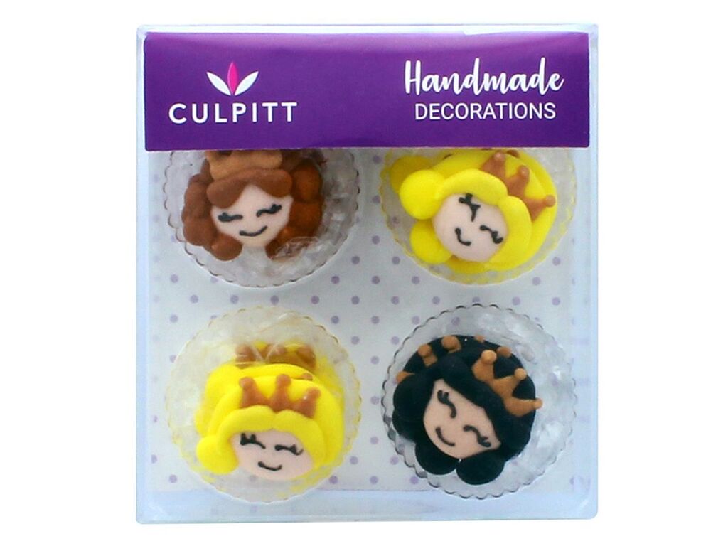 Culpitt Zuckerdekor Prinzessin 25mm, 12 Stück