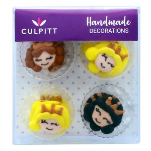 Culpitt Zuckerdekor Prinzessin 25mm, 12 Stück