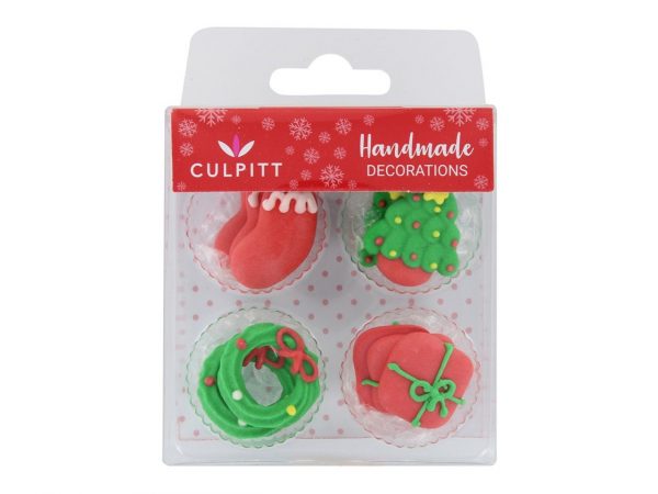 Culpitt Zuckerdekorationen Weihnachten 2,5cm, 12 Stück – Bild 2