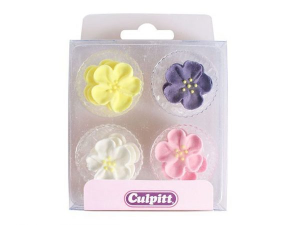 Culpitt Zuckerdekor Wildrosen 2,5cm, 12 Stück