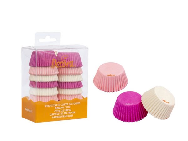 Decora Mini-Muffinförmchen rosa, 200 Stück – Bild 2