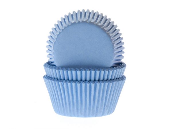 House of Marie Mini-Muffinförmchen baby blue 60 Stück – Bild 2