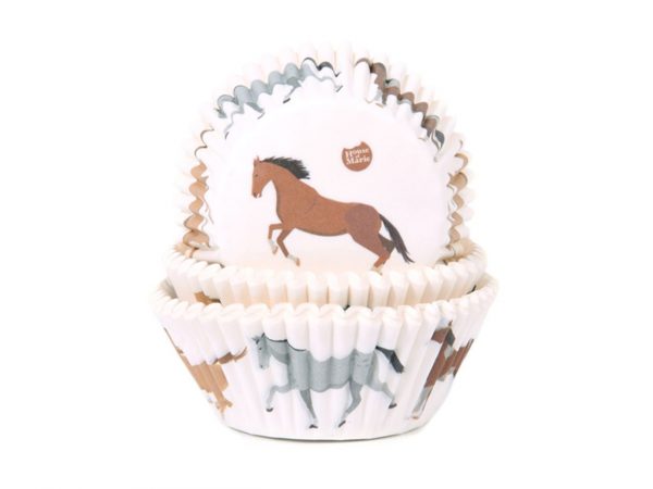 House of Marie Muffinförmchen Horses 50 Stück – Bild 2