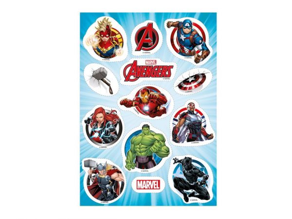 Dekora Muffinaufleger Marvel Avengers Oblate, 12 Stück