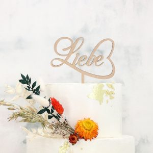 Cake Masters Cake Topper Holz "Liebe"