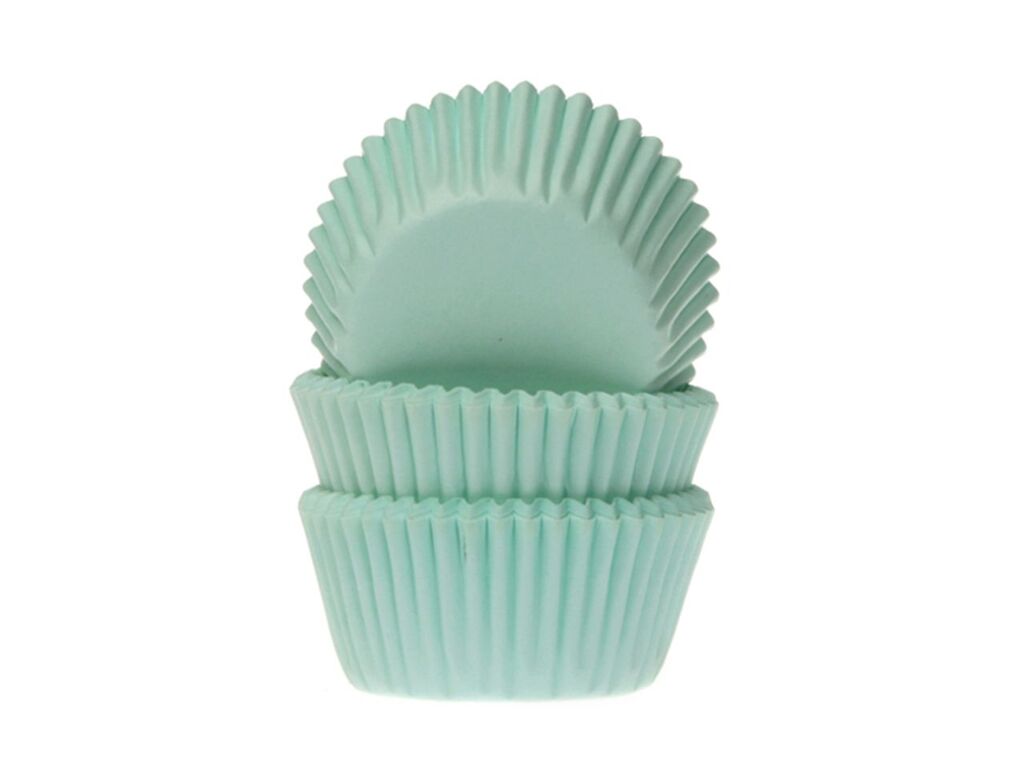House of Marie Mini-Muffinförmchen Minze mint 60 Stück