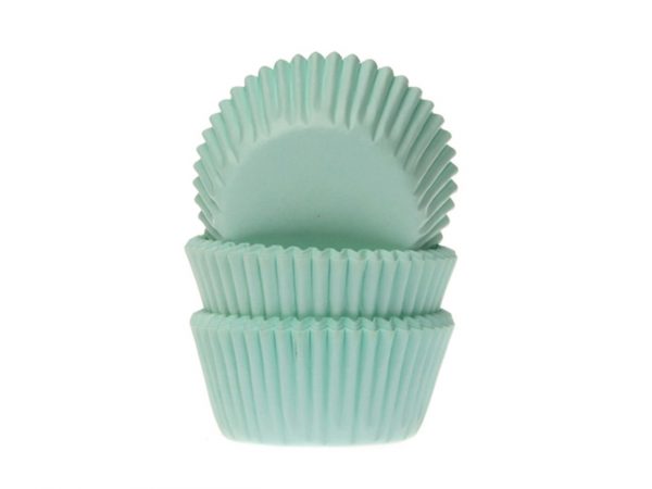 House of Marie Mini-Muffinförmchen Minze mint 60 Stück