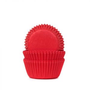 House of Marie Mini-Muffinförmchen Red Velvet Cupcakes 60 Stück