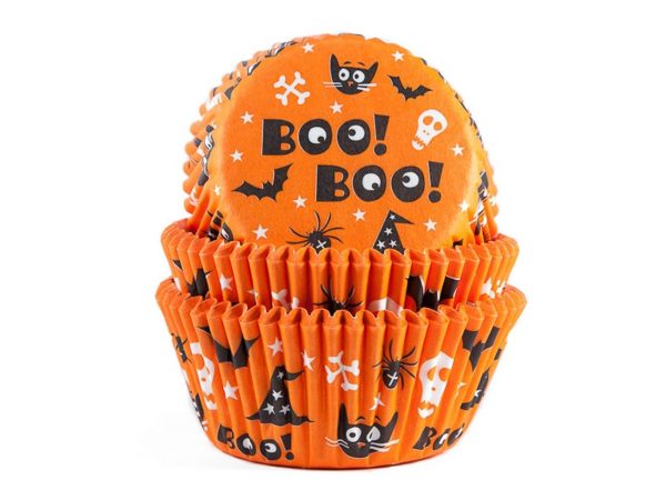 House of Marie Muffinförmchen Boo! Boo! Halloween Cupcakes 50 Stück