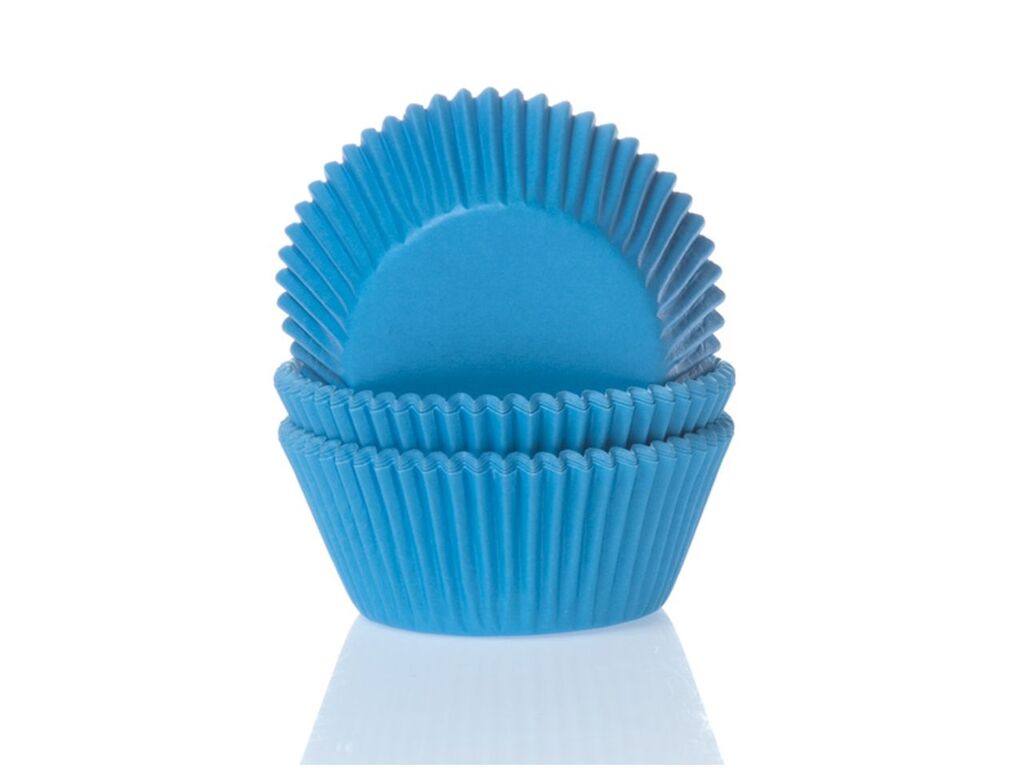 House of Marie Muffinförmchen cyanblue 50 Stück