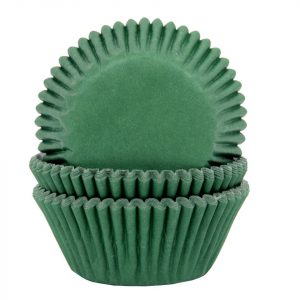 House of Marie Muffinförmchen Christmas green 50 Stück