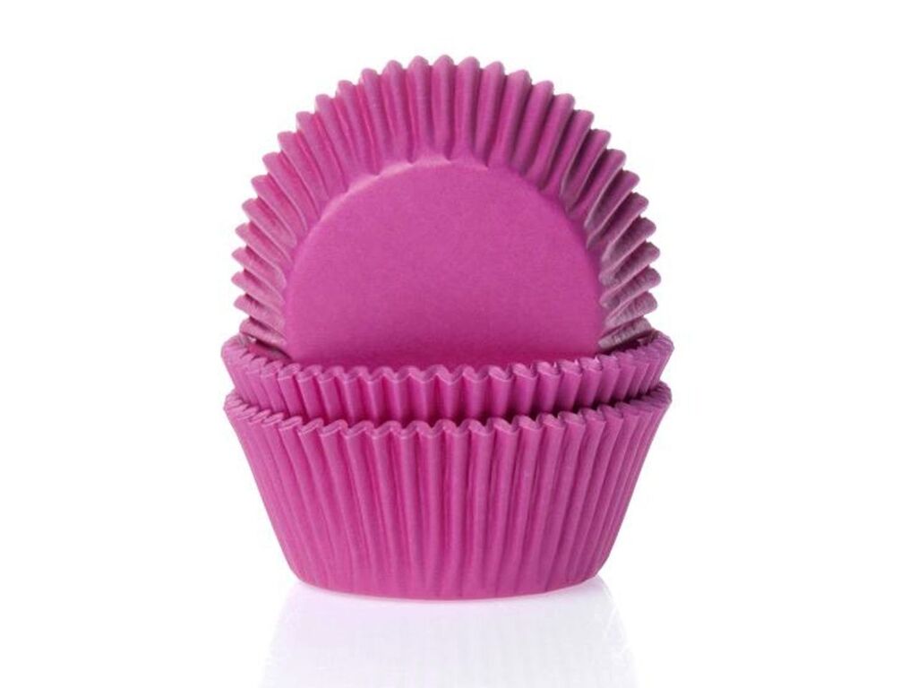 House of Marie Muffinförmchen Hotpink 50 Stück