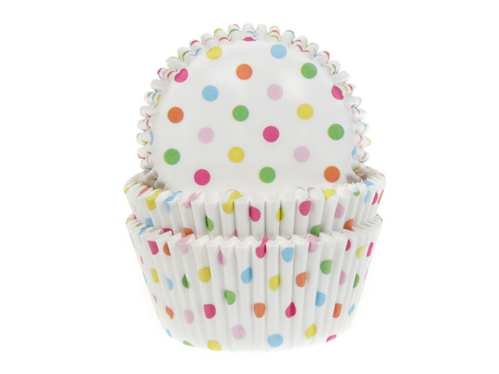 House of Marie Muffinförmchen Konfetti 50 Stück