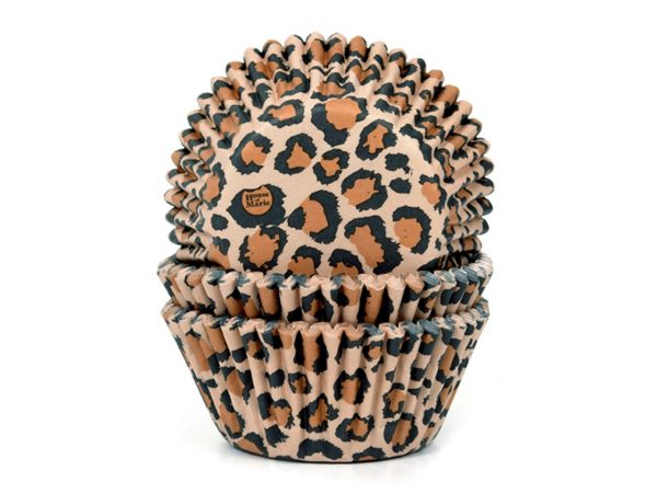 House of Marie Muffinförmchen Leopard 50 Stück – Bild 2