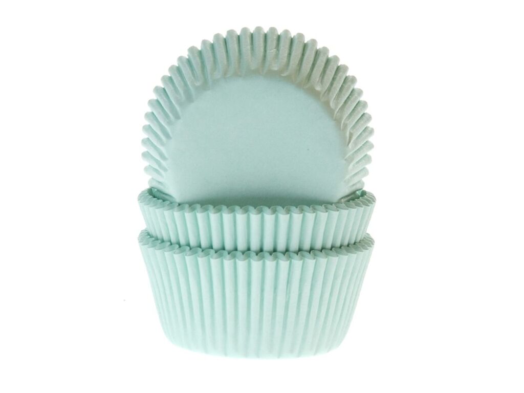 House of Marie Muffinförmchen Minze mint 50 Stück
