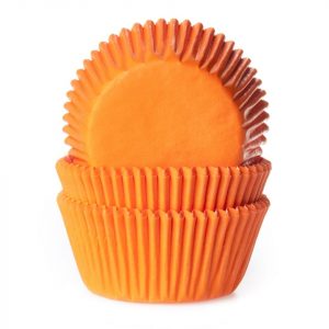 House of Marie Muffinförmchen Orange 50 Stück