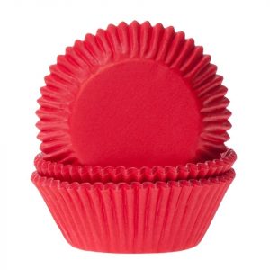 House of Marie Muffinförmchen Red Velvet rot 50 Stück