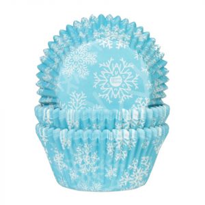 House of Marie Muffinförmchen Schneeflocken 50 Stück