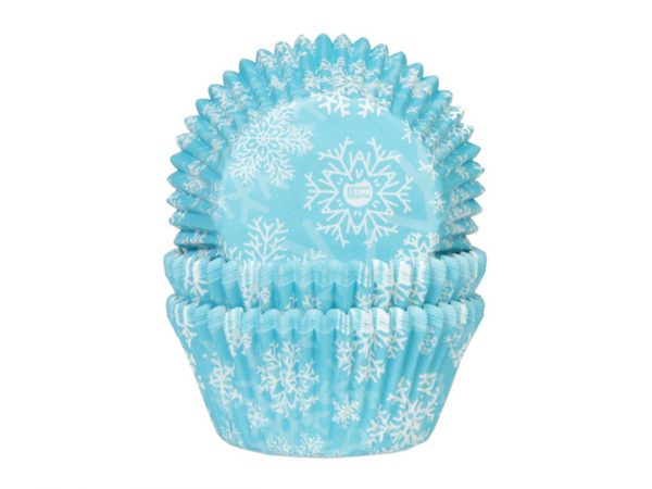 House of Marie Muffinförmchen Schneeflocken 50 Stück – Bild 2