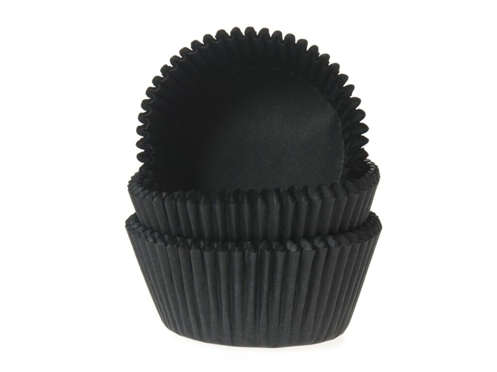 House of Marie Muffinförmchen schwarz 500 Stück