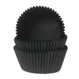 House of Marie Muffinförmchen schwarz 500 Stück