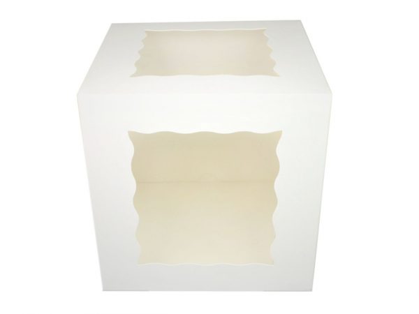 House of Marie Tortenkarton 25x25x25cm mit Fenster
