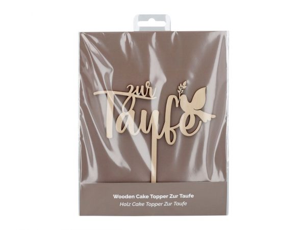 Cake Masters Cake Topper Holz "Taufe" – Bild 2