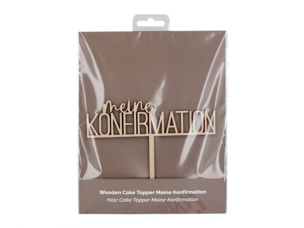 Cake Masters Cake Topper Holz Konfirmation – Bild 2