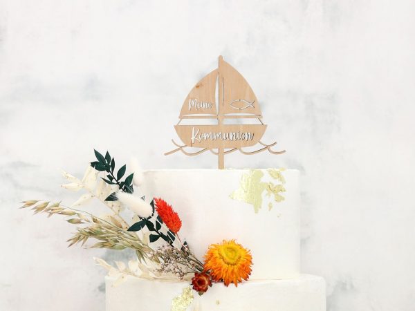 Cake Masters Cake Topper Holz Kommunion