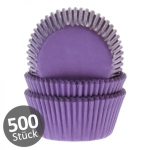 House of Marie Muffinförmchen violett 500 Stück