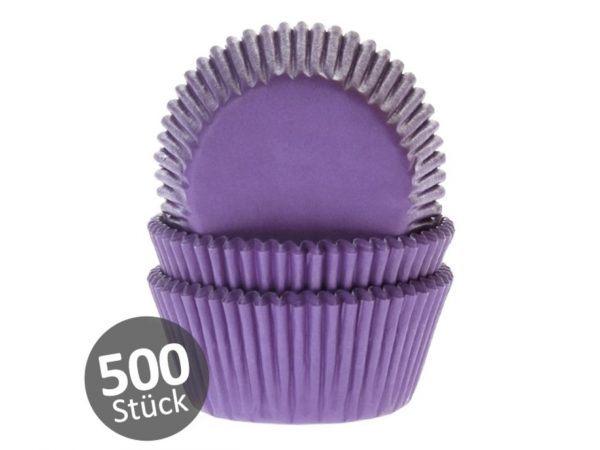 House of Marie Muffinförmchen violett 500 Stück