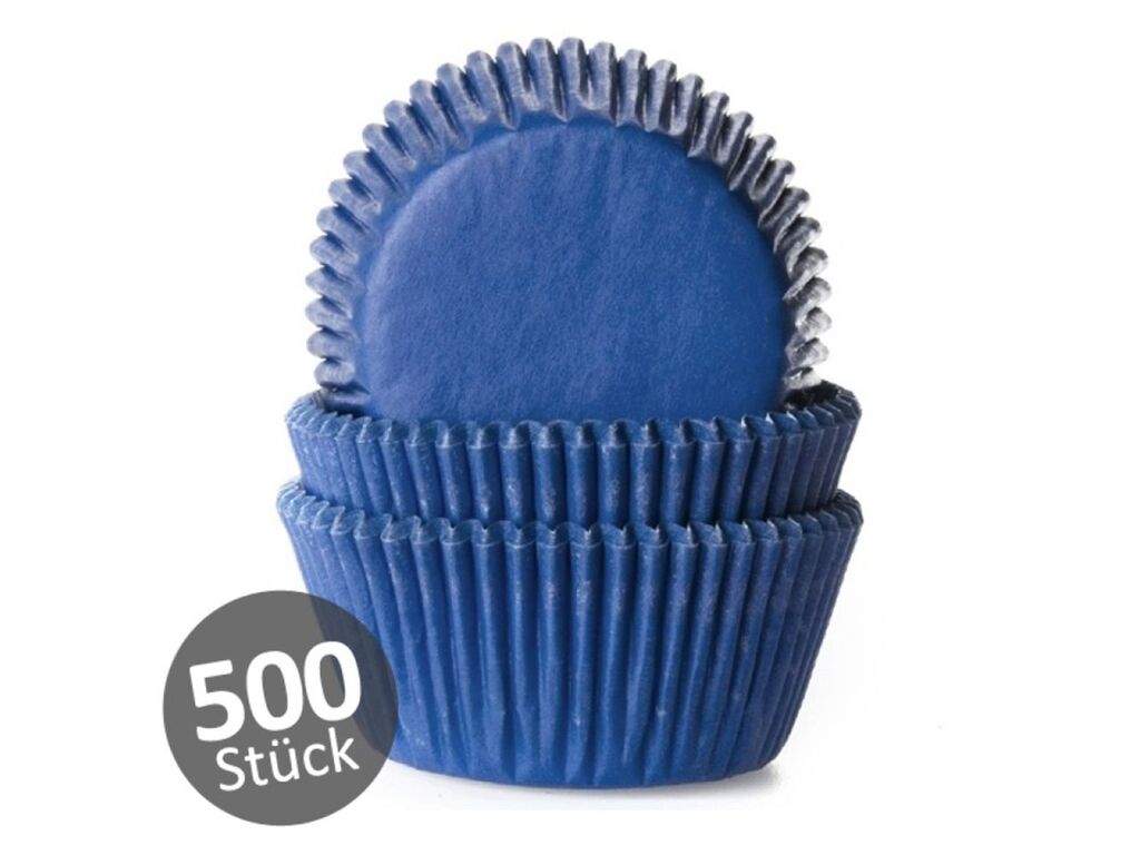 House of Marie Muffinförmchen royalblau 500 Stück