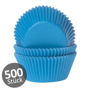 House of Marie Muffinförmchen blau 500 Stück