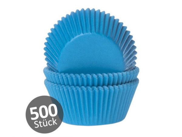 House of Marie Muffinförmchen blau 500 Stück