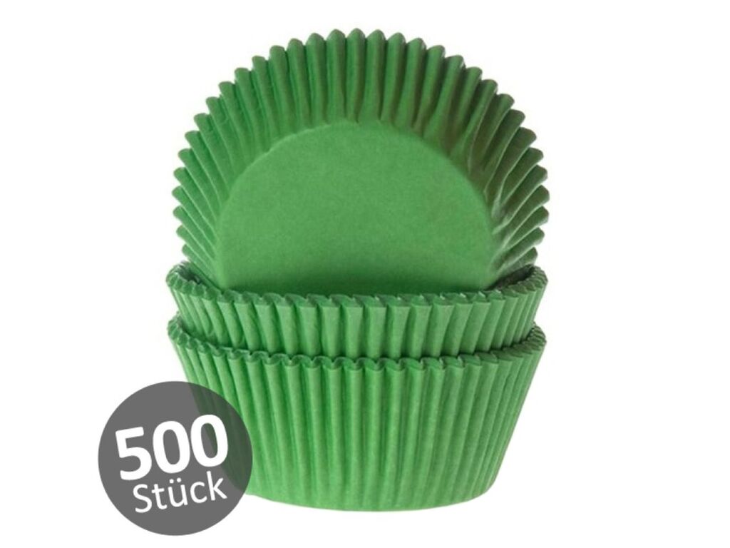 House of Marie Muffinförmchen grün 500 Stück