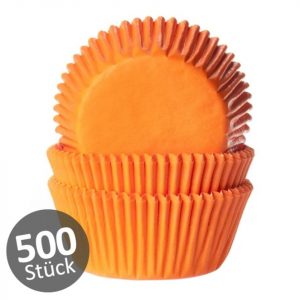 House of Marie Muffinförmchen orange 500 Stück