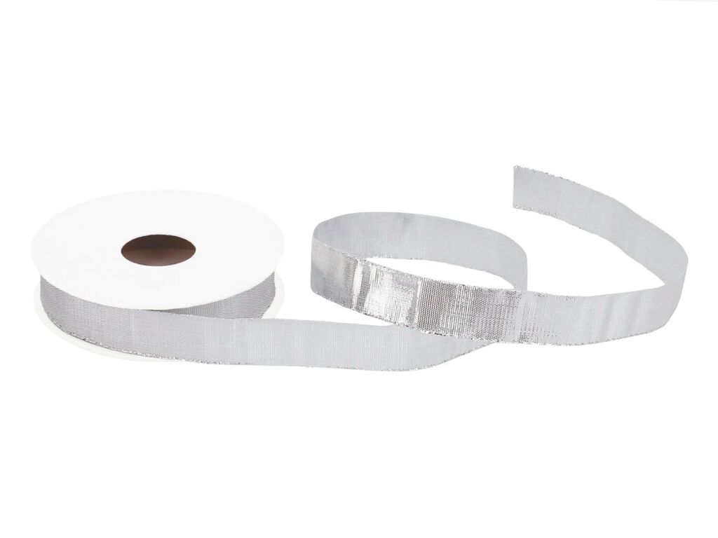 Cake Masters Satinband silber 17mm, 5 Meter