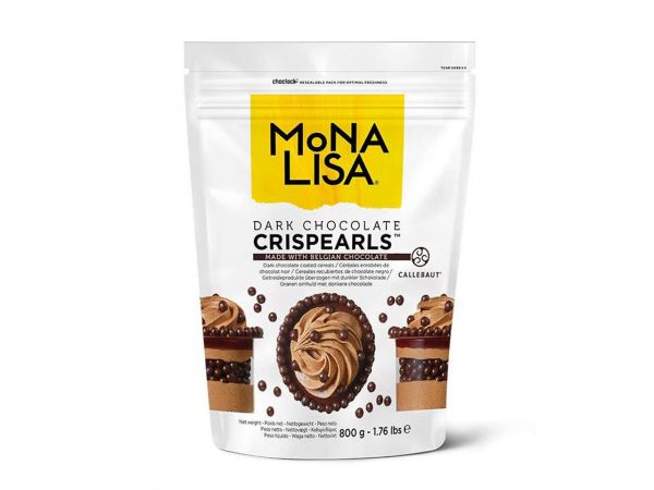 Mona Lisa Dark Chocolate Crispearls, 0,8kg – Bild 2