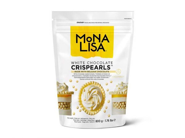 Mona Lisa White Chocolate Crispearls, 0,8kg – Bild 2