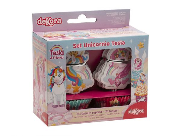 Dekora Dekorations-Kit Unicorn Cupcake – Bild 2