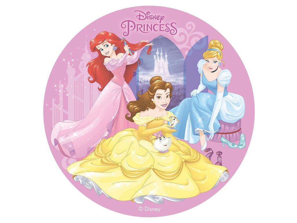 Dekora Tortenaufleger Disney Prinzessinnen, 20cm