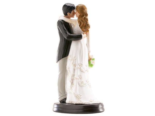 Dekora Tortenaufsatz Hochzeitspaar Maria und Juan, 18cm – Bild 3