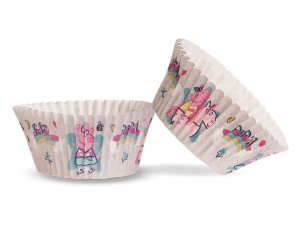 Dekora Peppa Pig Backförmchen, 25 Stück